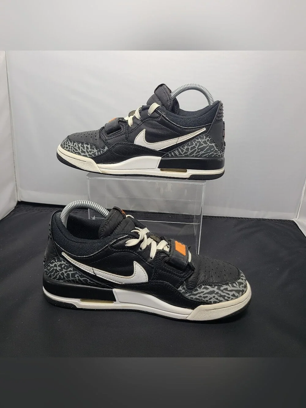 Nike Air Jordan Legacy 312 Low CD9054-018 Black White Wolf Grey kids Size 6.5Y